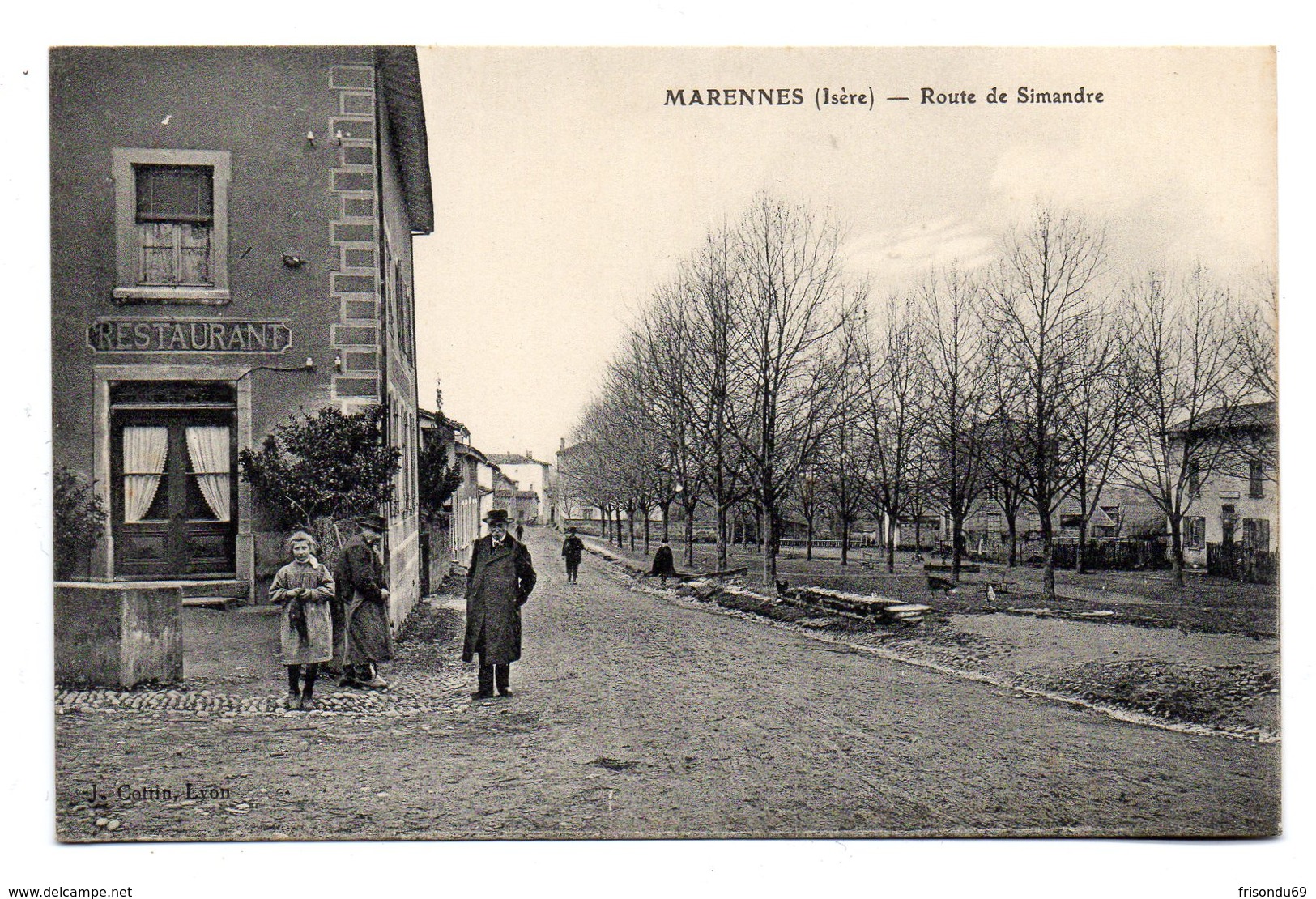 MARENNES (Isère) - Route De Simandre . - Autres & Non Classés