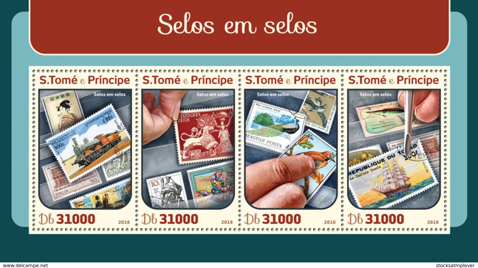 Sao Tome 2016  Stamps On Stamps - Sao Tome And Principe