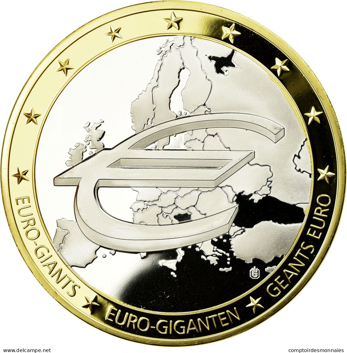 France, Médaille, Europe, Les 10 Ans De L'Union Monétaire, 2009, FDC, Copper - Autres & Non Classés