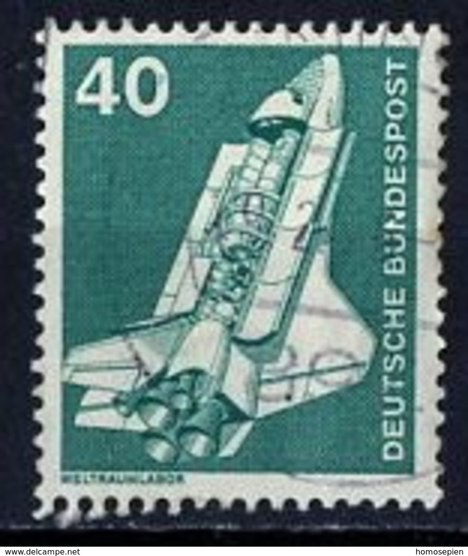Allemagne Fédérale - Germany - Deutschland 1975-76 Y&Tn°699 - Michel N°850 (o) - 40p Navette Spatiale - Oblitérés