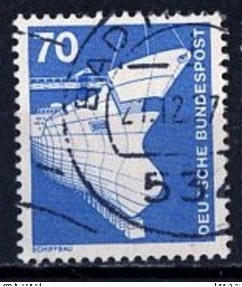 Allemagne Fédérale - Germany - Deutschland 1975-76 Y&Tn°701 - Michel N°852 (o) - 70p Construction Navale - Gebraucht