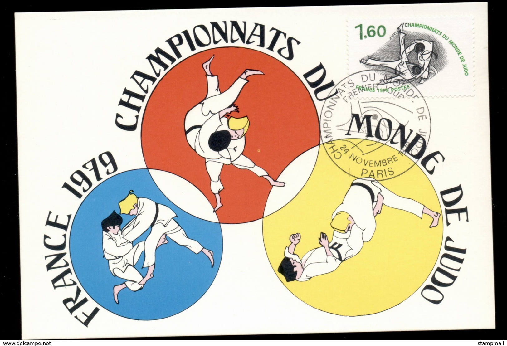 France 1979 World Judo Championships Maxicard - 1970-1979