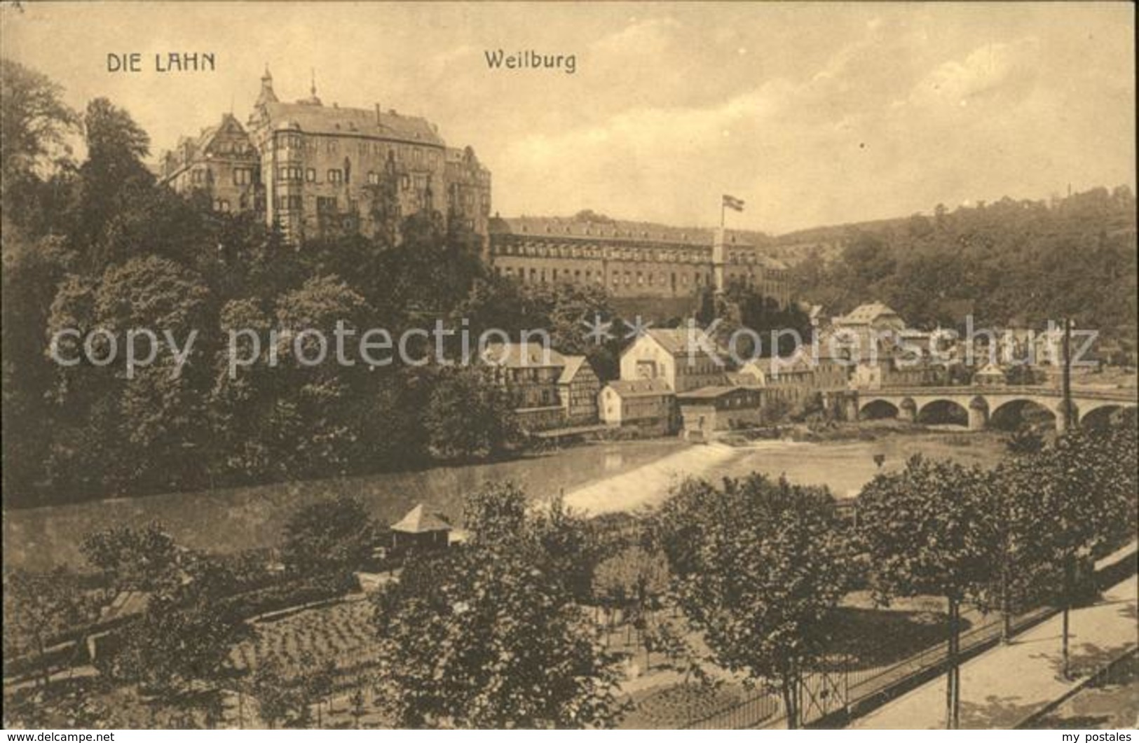 60096336 Weilburg Schloss Burg Bruecke Lahn / Weilburg /Limburg-Weilburg LKR - Weilburg