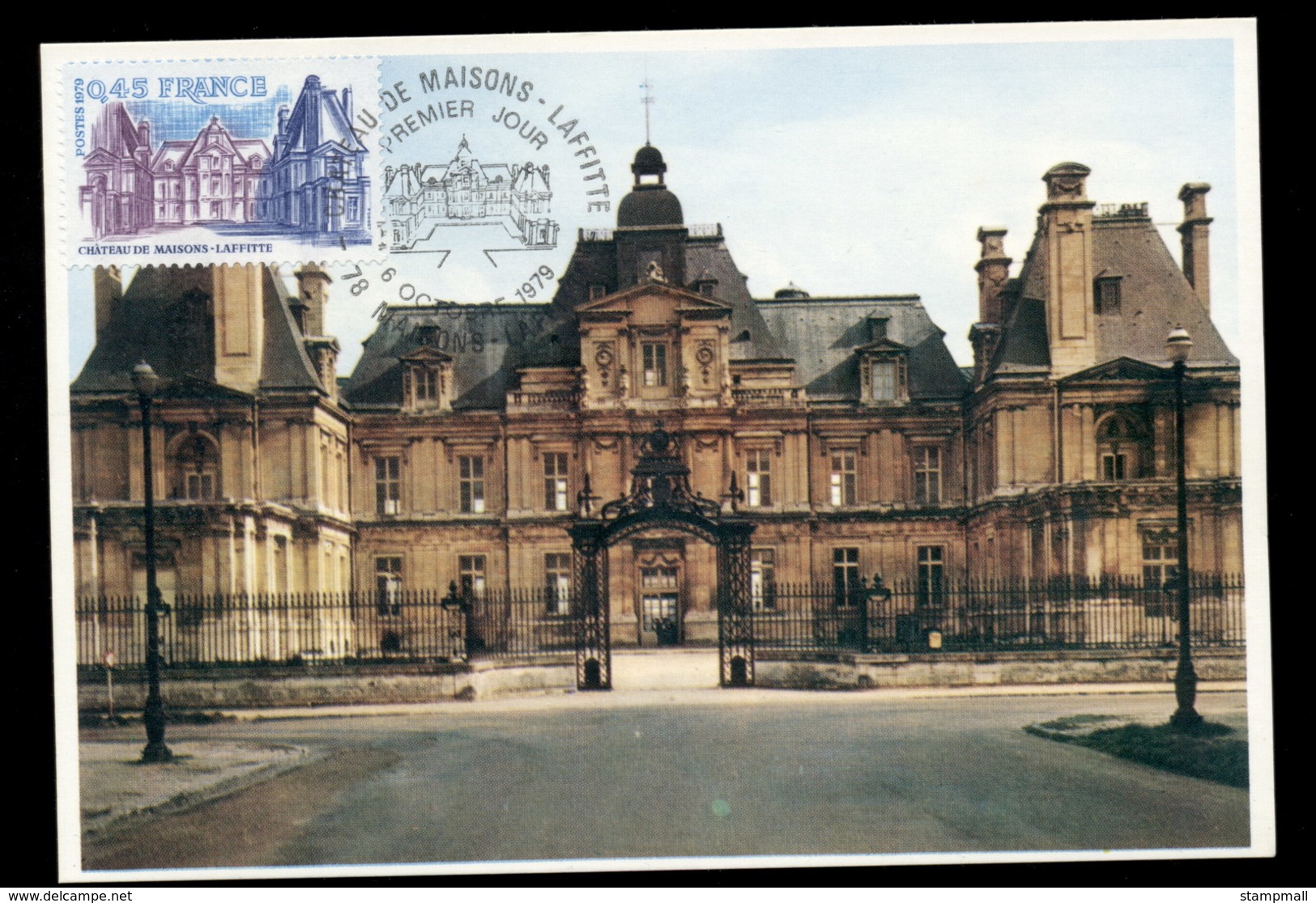 France 1979 Tourism, Chateau De Maisons Lafitte Maxicard - 1970-1979