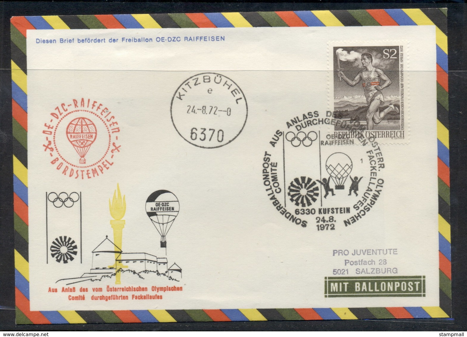 Austria 1972 Summer Olympics Munich FDC - FDC