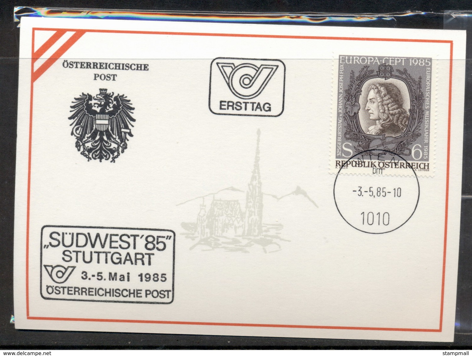 Austria 1983 Johann Joseph Fux FDC Card - FDC