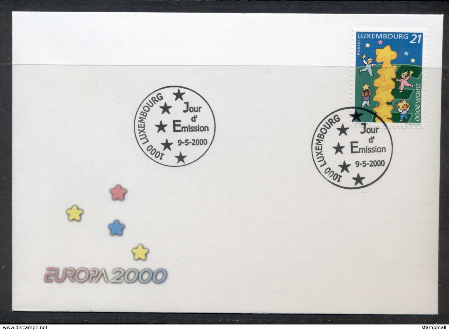 Luxembourg 2000 Europa Field Of Stars FDC - FDC