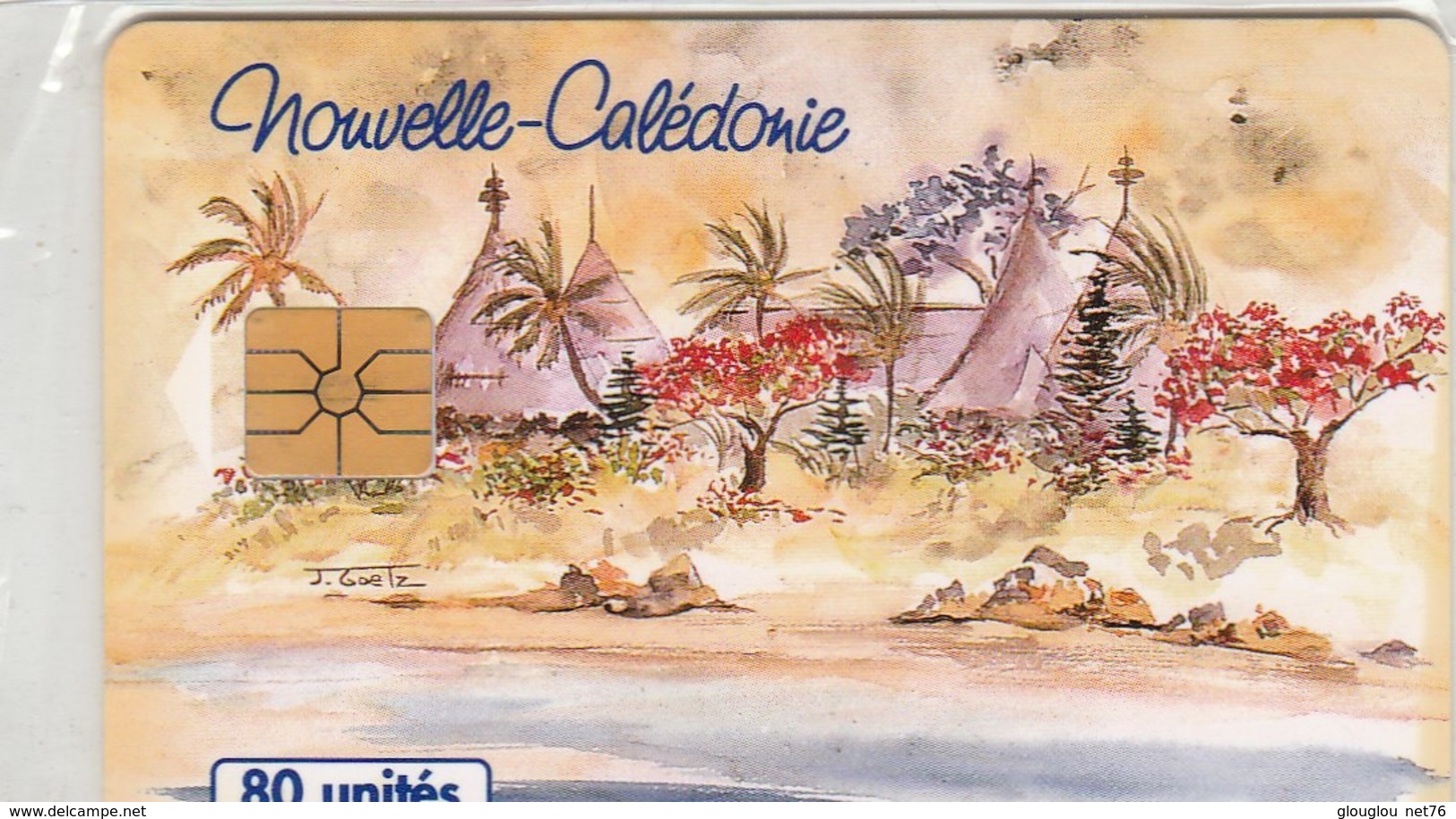 TELECARTE 80 UNITES  NOUVELLE-CALEDONIE - Nouvelle-Calédonie