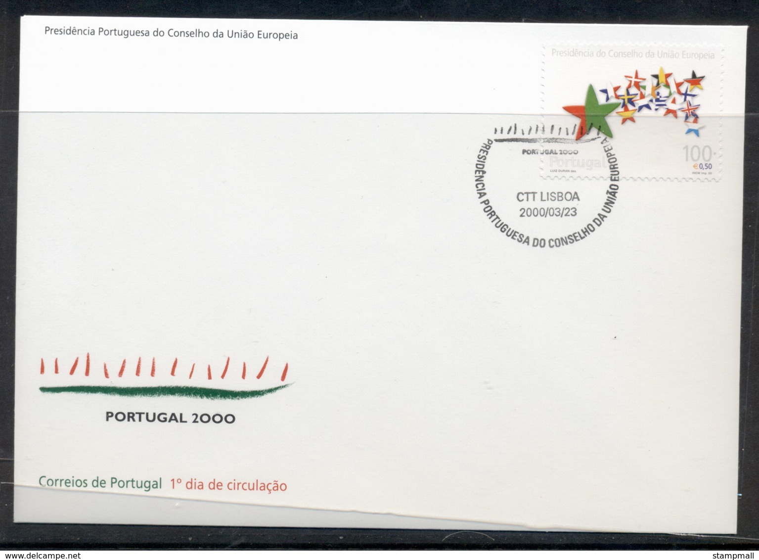 Portugal 2000 Council Of Europe Presidency FDC - FDC