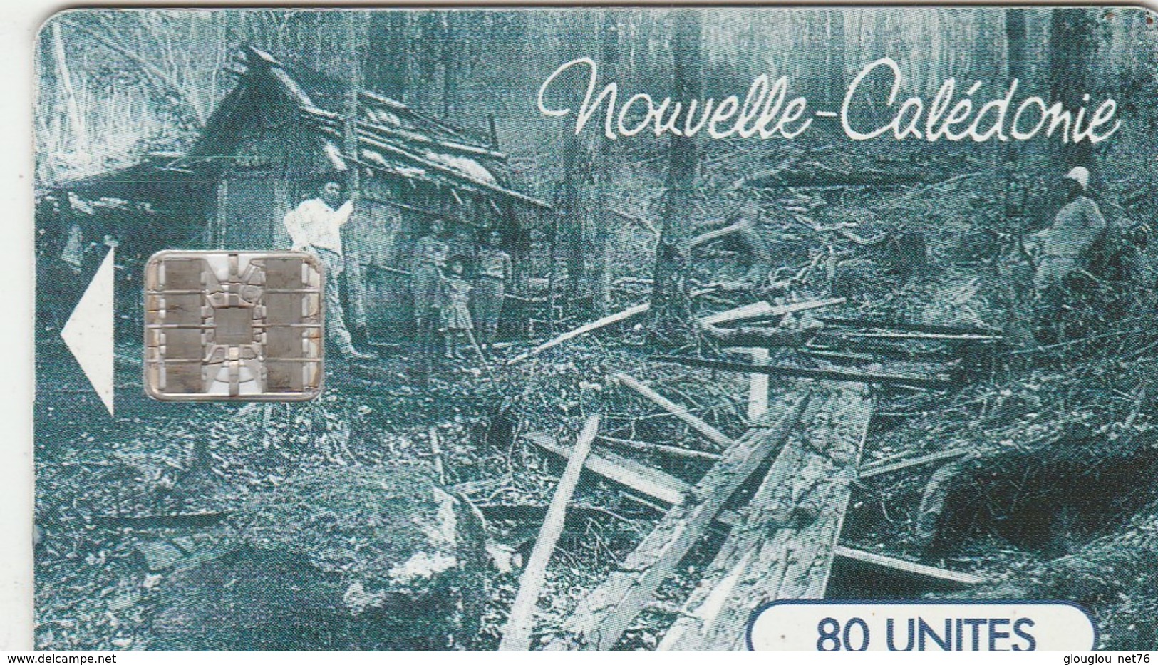 TELECARTE 80 UNITES  NOUVELLE-CALEDONIE    SCHLUMBERGER - Nouvelle-Calédonie