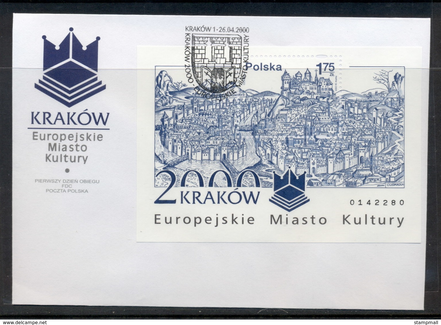 Poland 2000 Cracow European City Of Culture MS FDC - FDC