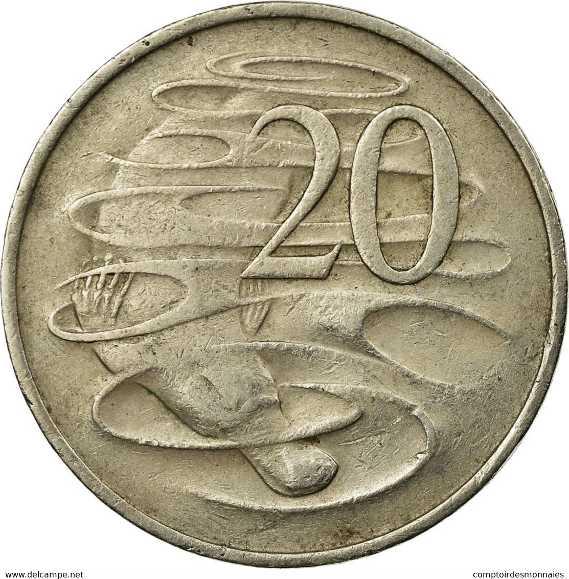 Monnaie, Australie, Elizabeth II, 20 Cents, 1970, TB+, Copper-nickel, KM:66 - 20 Cents