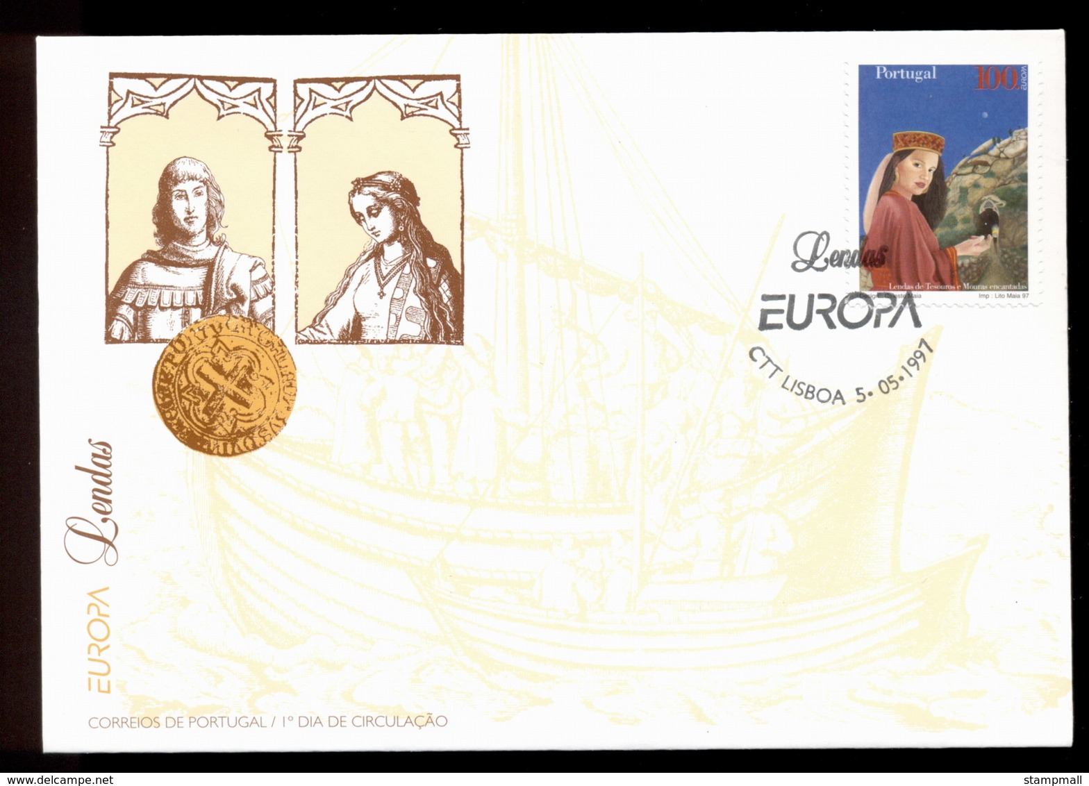 Portugal 1997 Europa Myths & Legends FDC - FDC