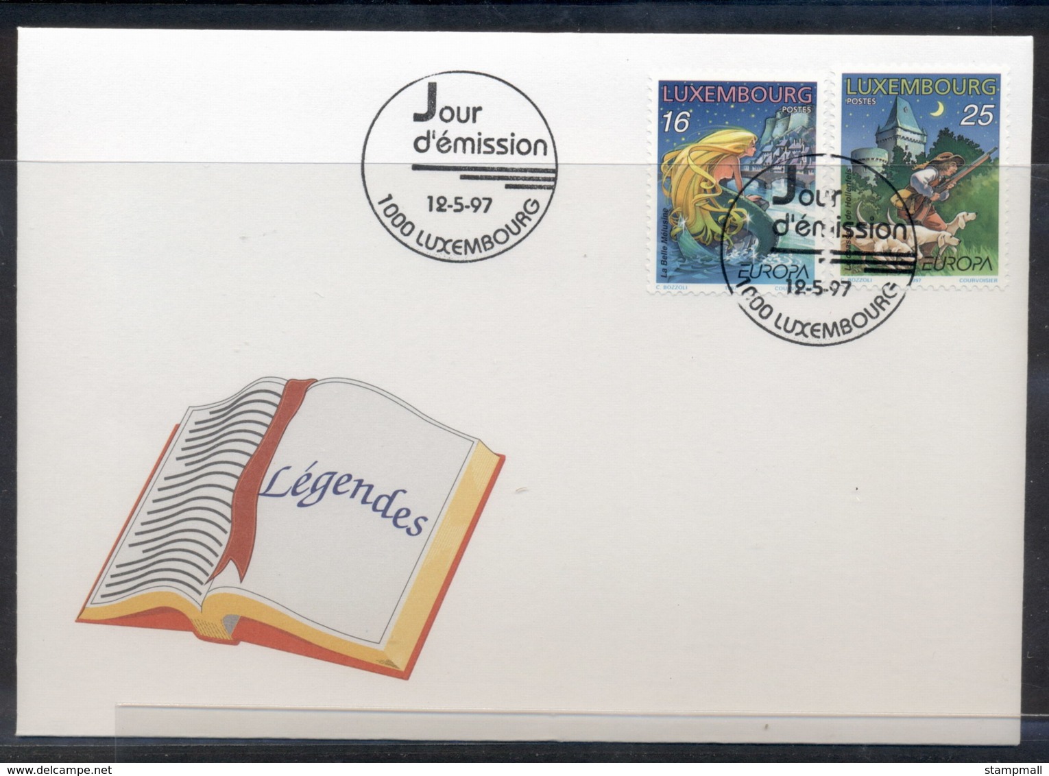 Luxembourg 1997 Europa Myths & Legends FDC - FDC