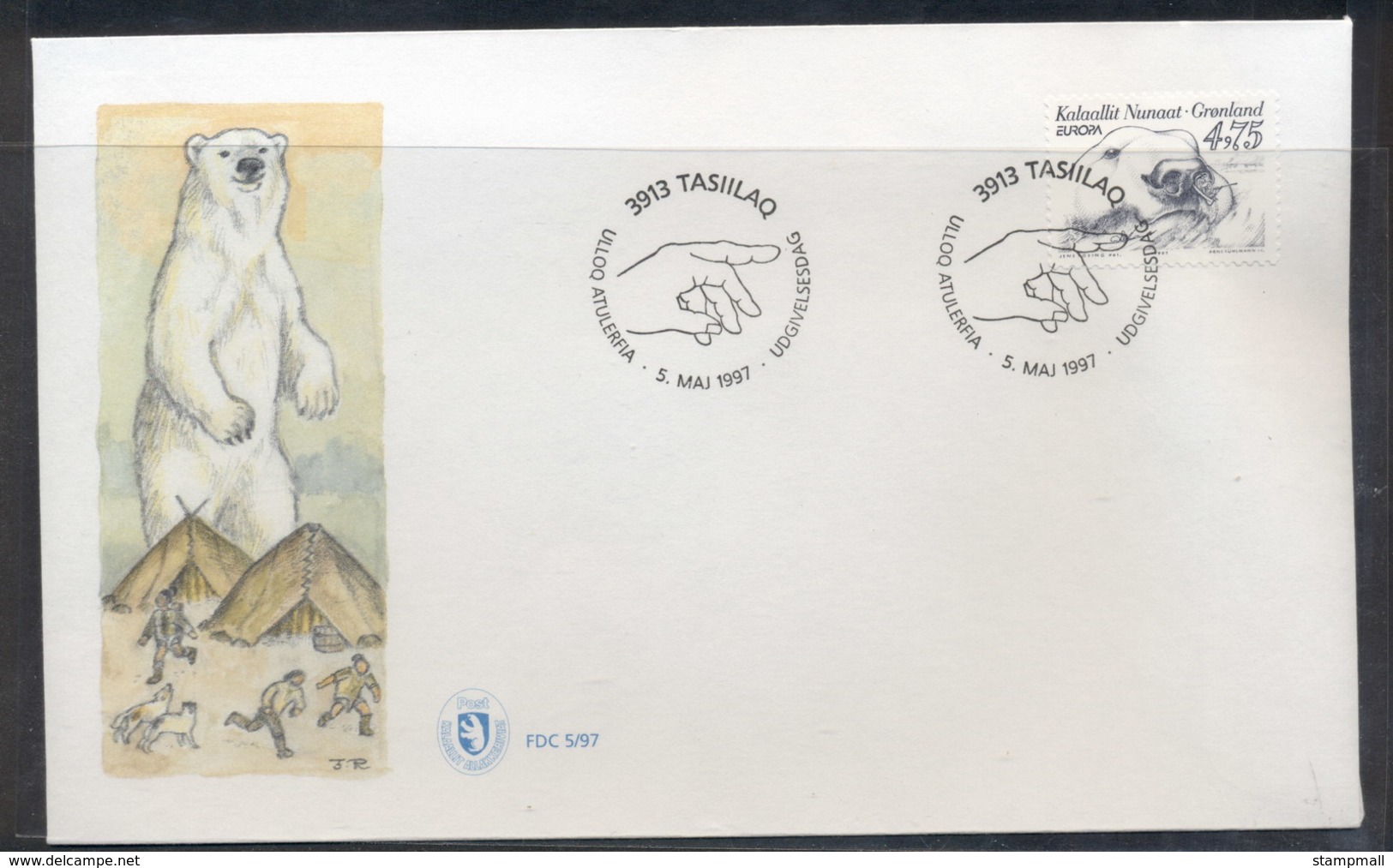 Greenland 1997 Europa Myths & Legends FDC - FDC