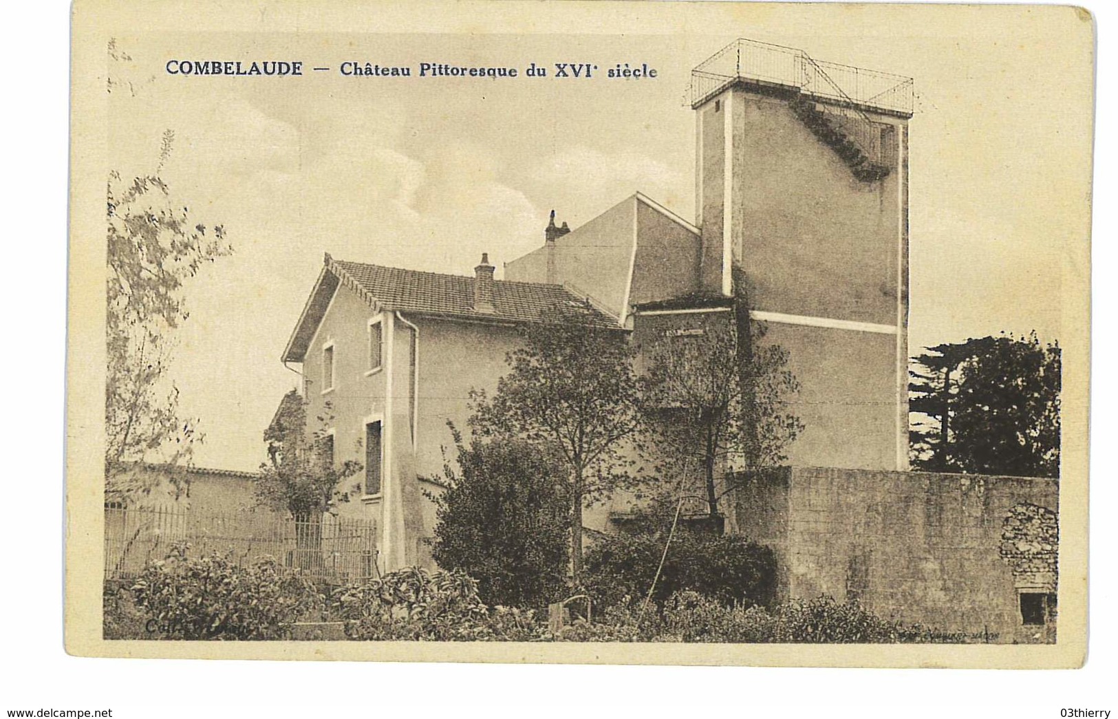 CPA 69 COMBELAUDE CHATEAU PITTORESQUE - Autres & Non Classés