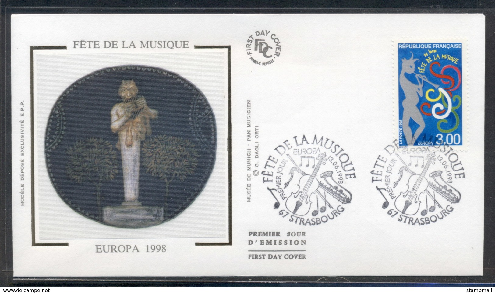 France 1998 Europa Holidays & Festivals FDC - 1990-1999