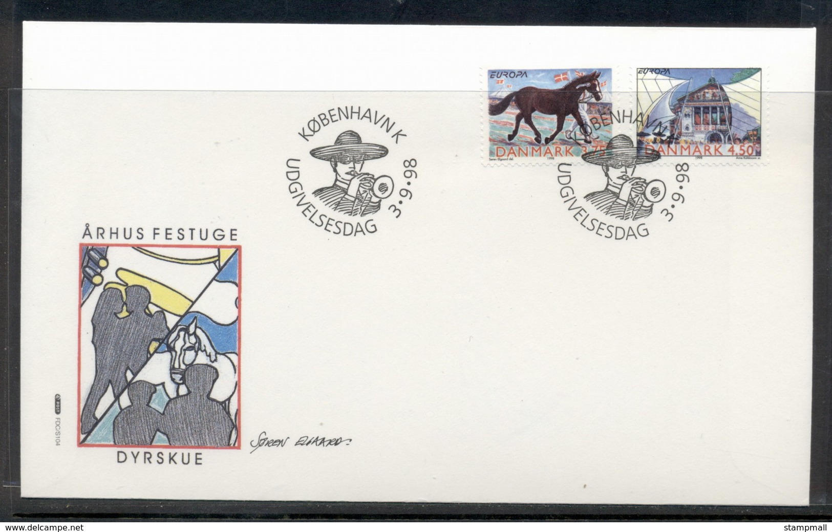 Denmark 1998 Europa Holidays & Festivals FDC - FDC