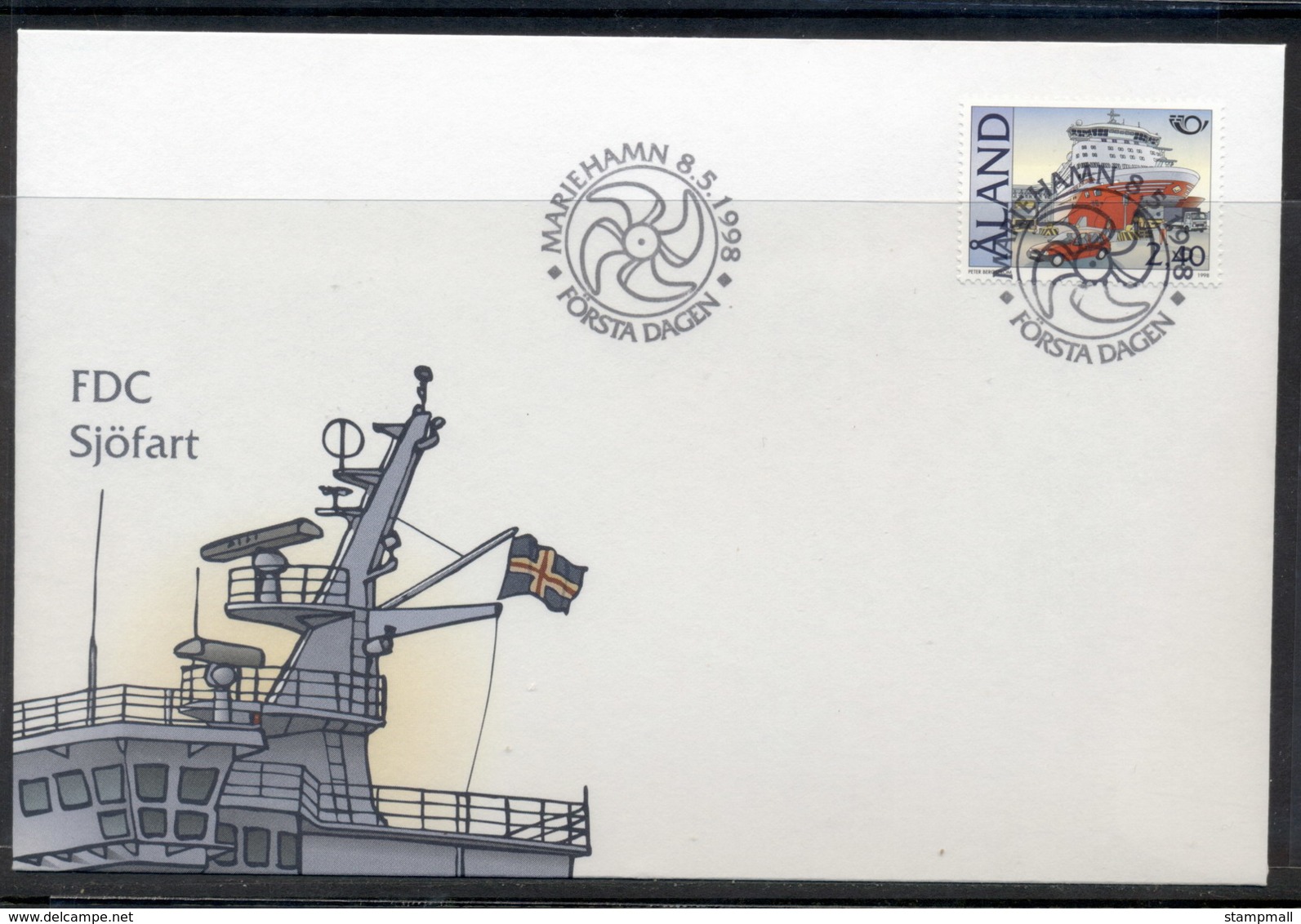 Aland 1998 Ships FDC - Aland