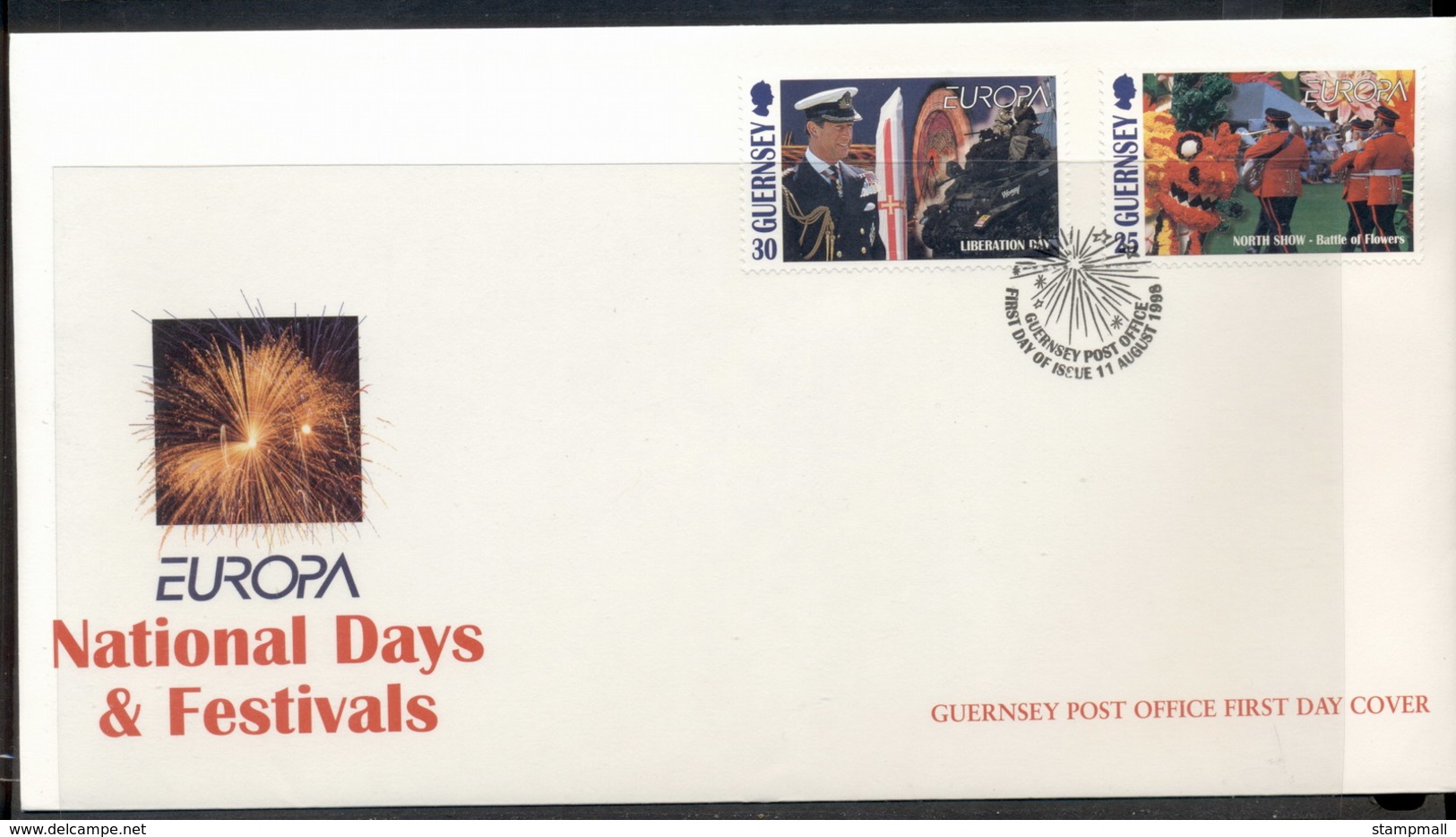 Guernsey 1998 Europa Holidays & Festivals FDC - Guernsey