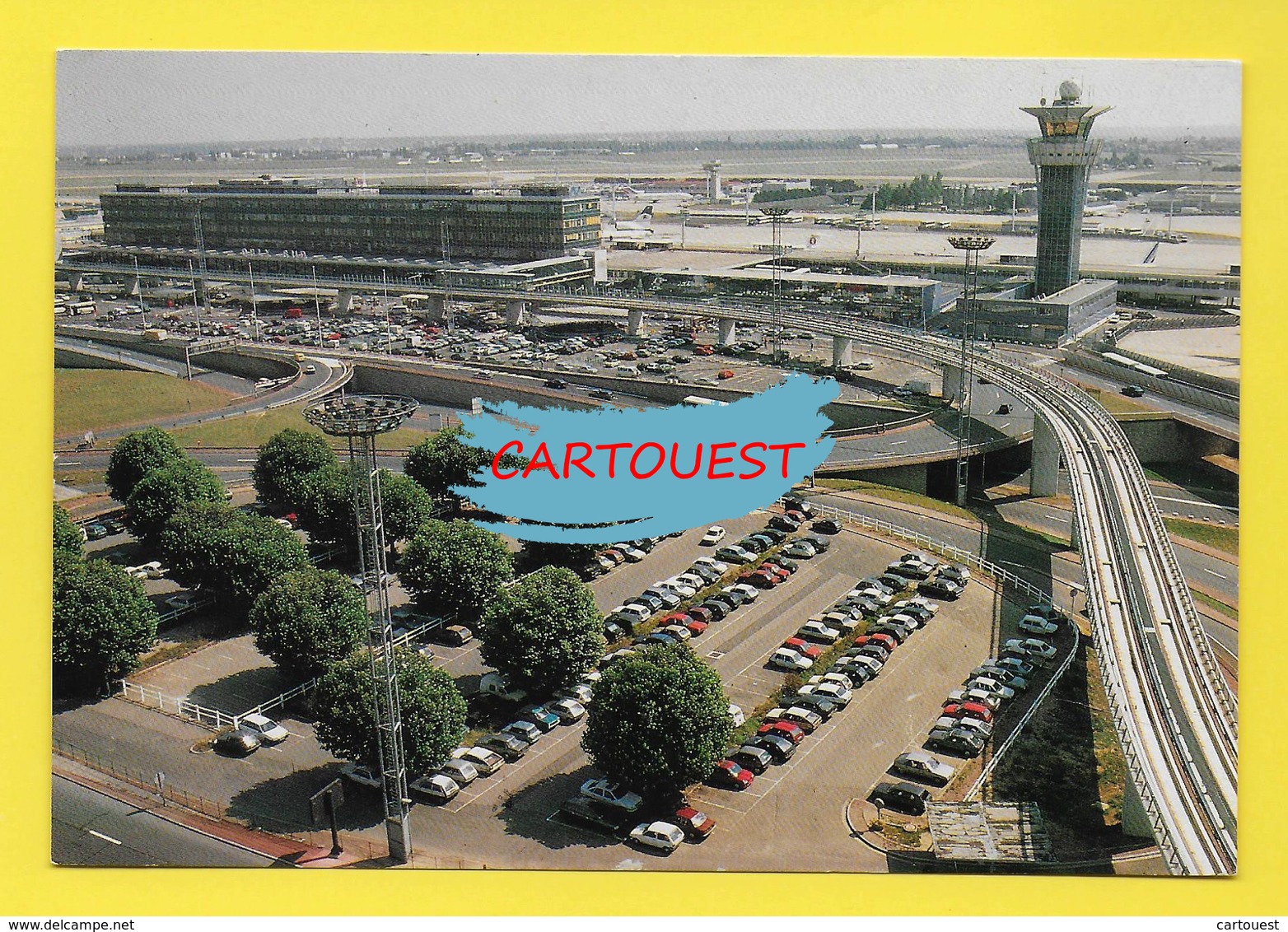 AIRPORT ֎ AEROPORT ֎  Aérogare Sud De PARIS ORLY La Tour De Contrôle   ֎ 1996 - Aeronáutica - Aeropuerto