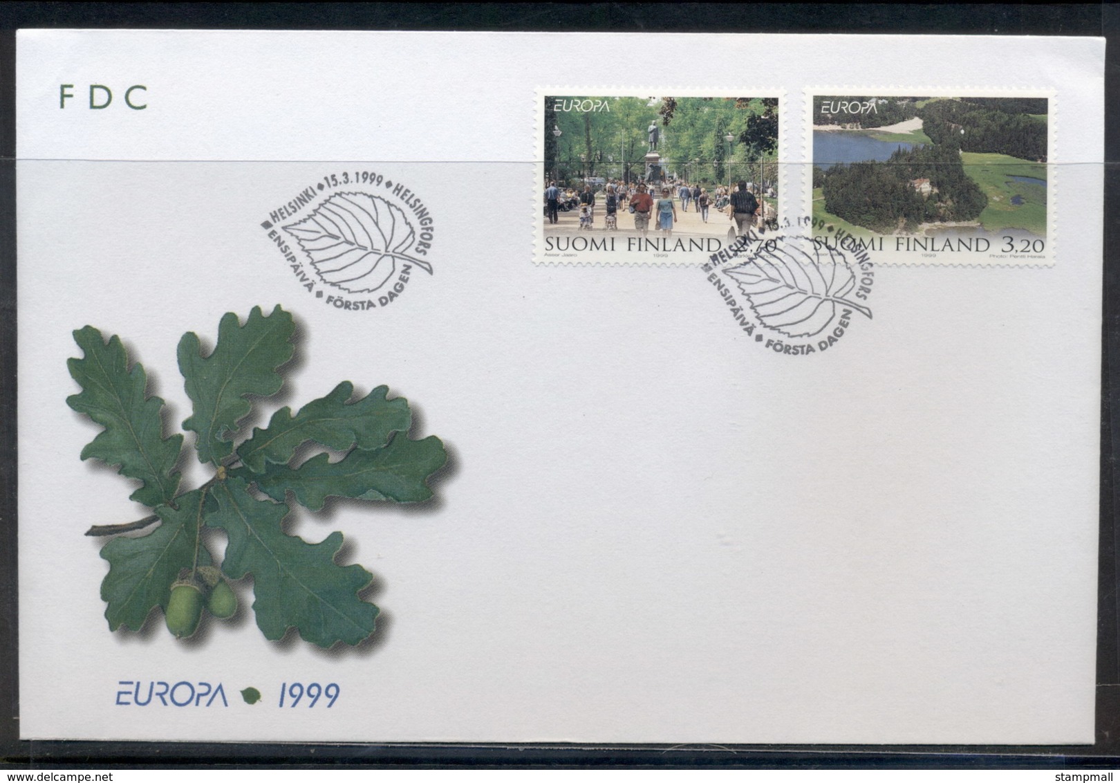 Finland 1999 Europa Nature Parks FDC - FDC