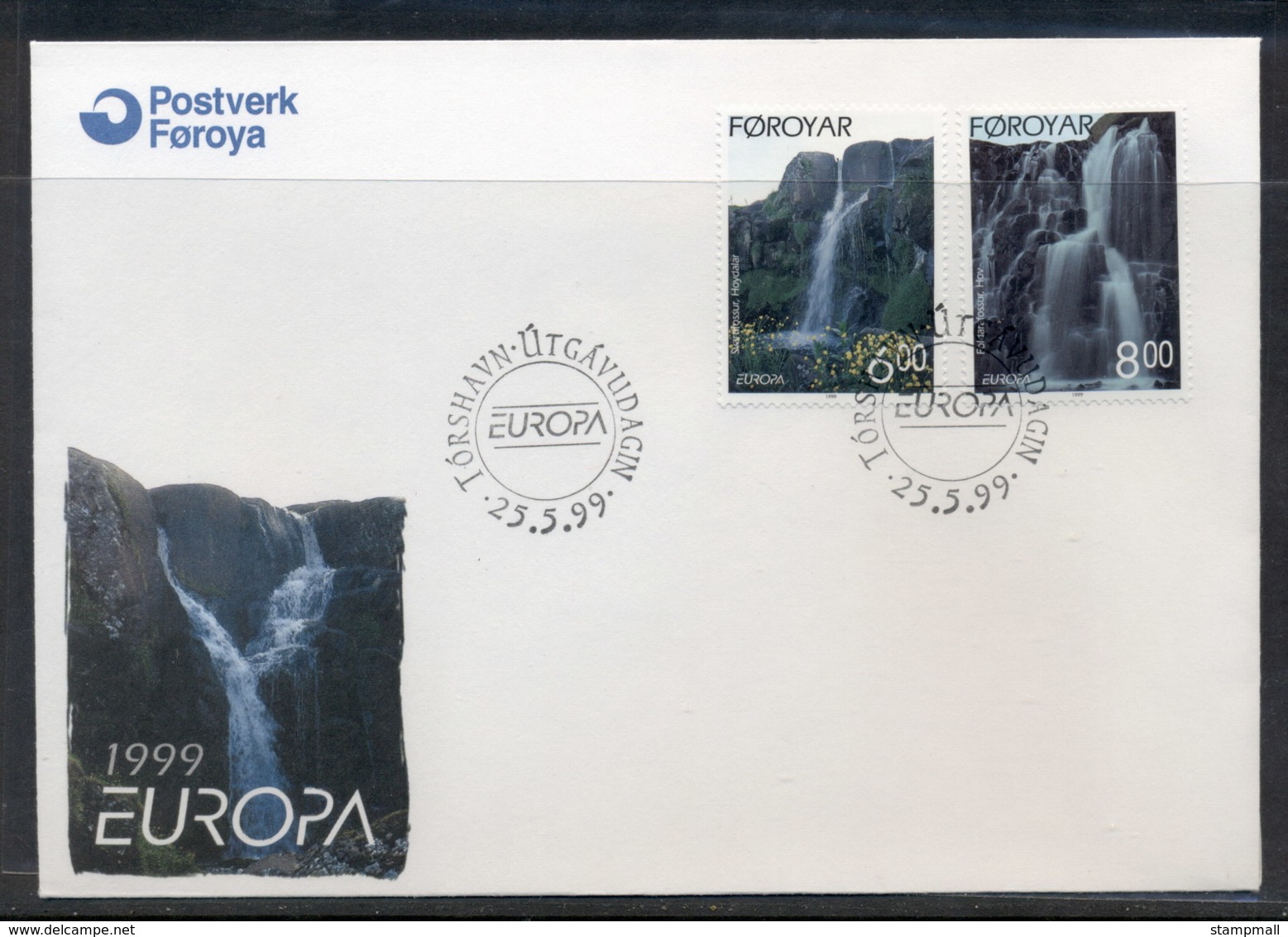 Faroe Is 1999 Europa Nature Parks FDC - Faroe Islands