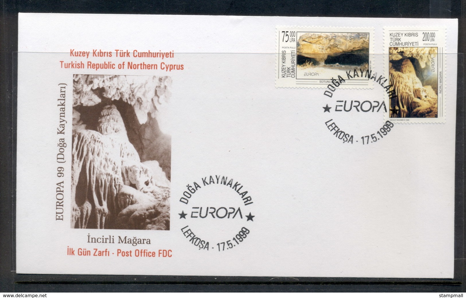 Cyprus Turkish 1999 Europa Nature Parks FDC - Covers & Documents