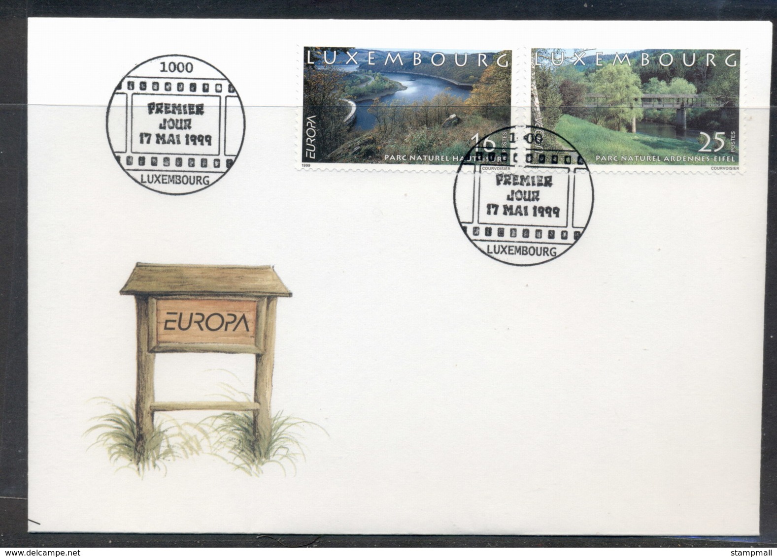 Luxembourg 1999 Europa Nature Parks FDC - FDC