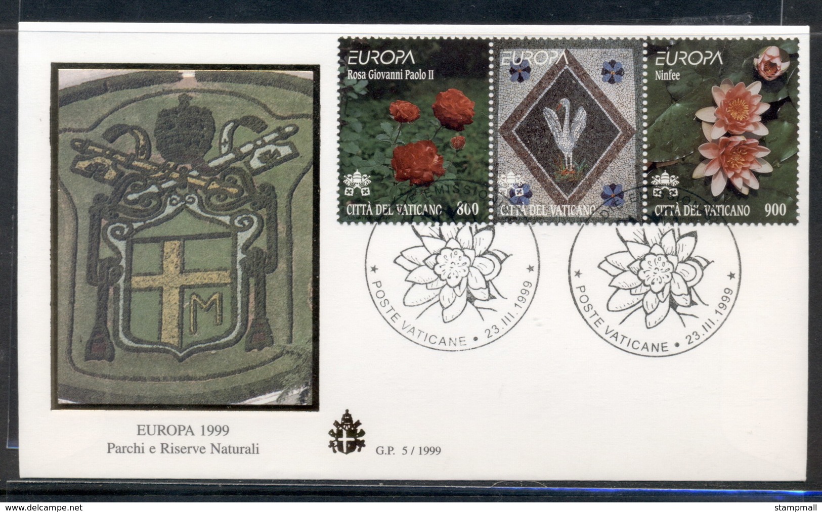 Vatican 1999 Europa Nature Parks FDC - FDC