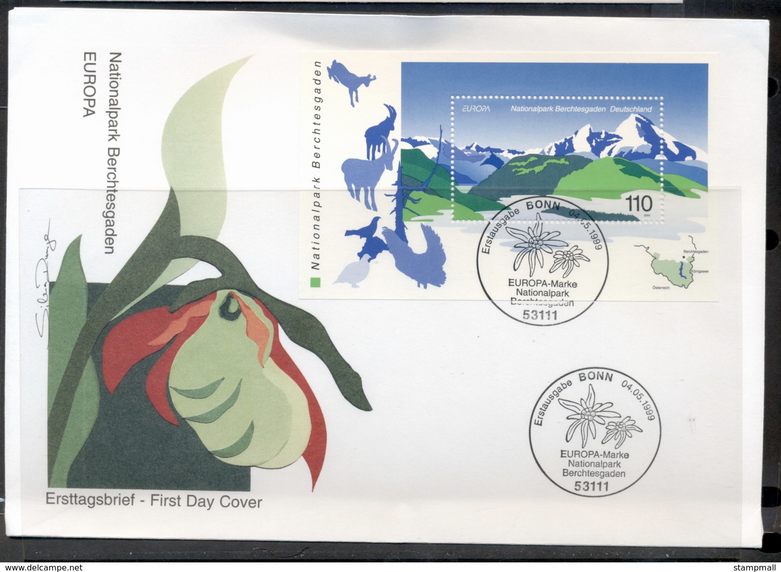 Germany 1999 Europa Nature Parks MS FDC - Other & Unclassified