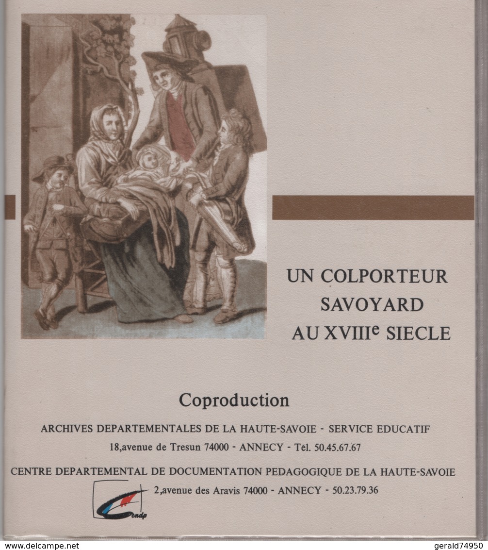 Un Colporteur Savoyard Au XVIIIe Siècle - Diapositives Pédagogiques - Dias