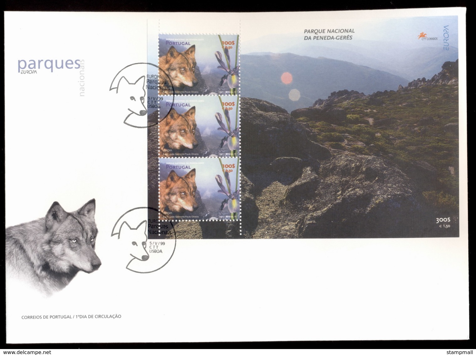 Portugal 1999 Europa Nature Parks MS XLFDC - FDC