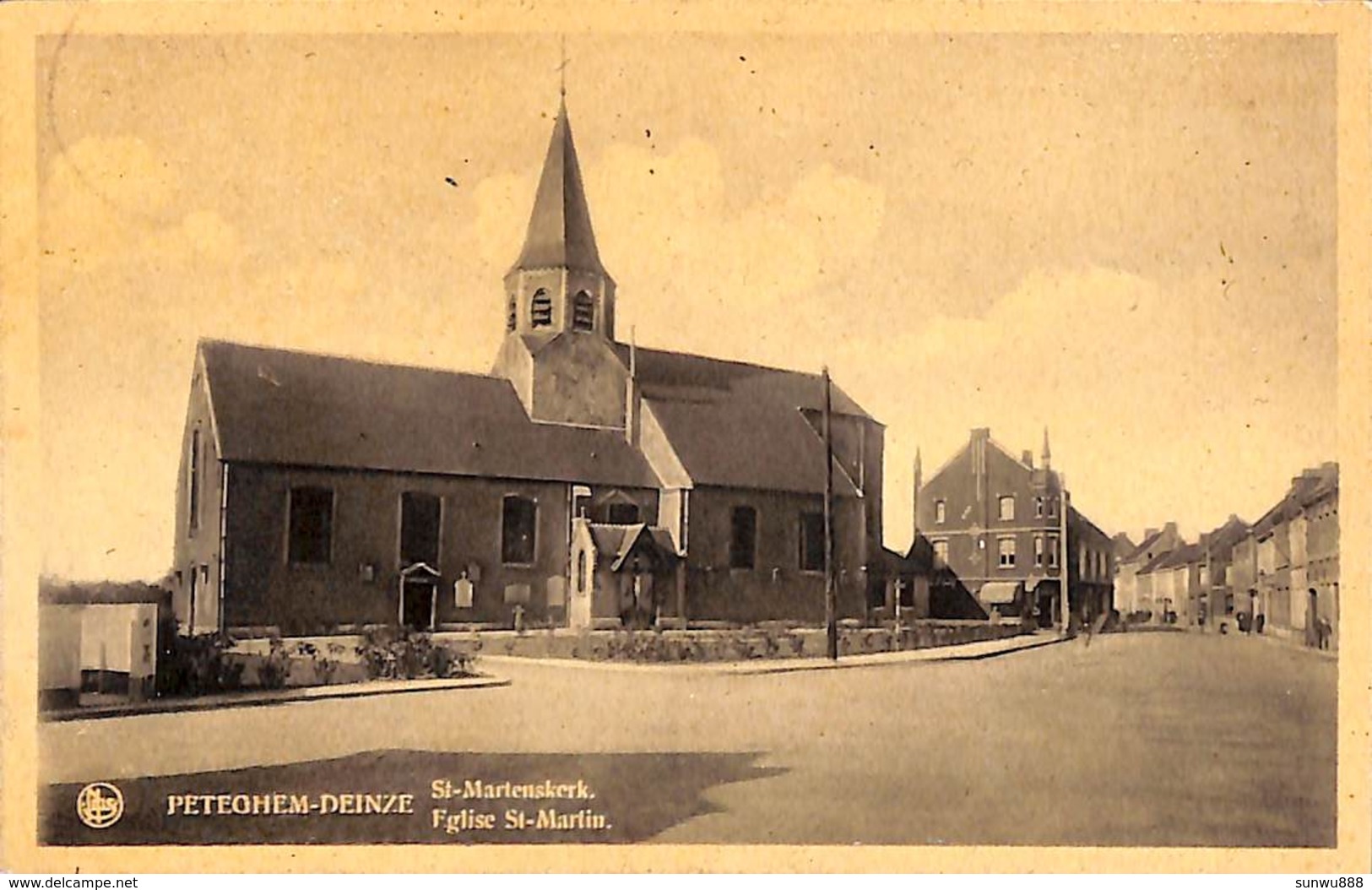 Peteghem Petegem Deinze - St Martenskerk (Claerhout, 1944) - Deinze