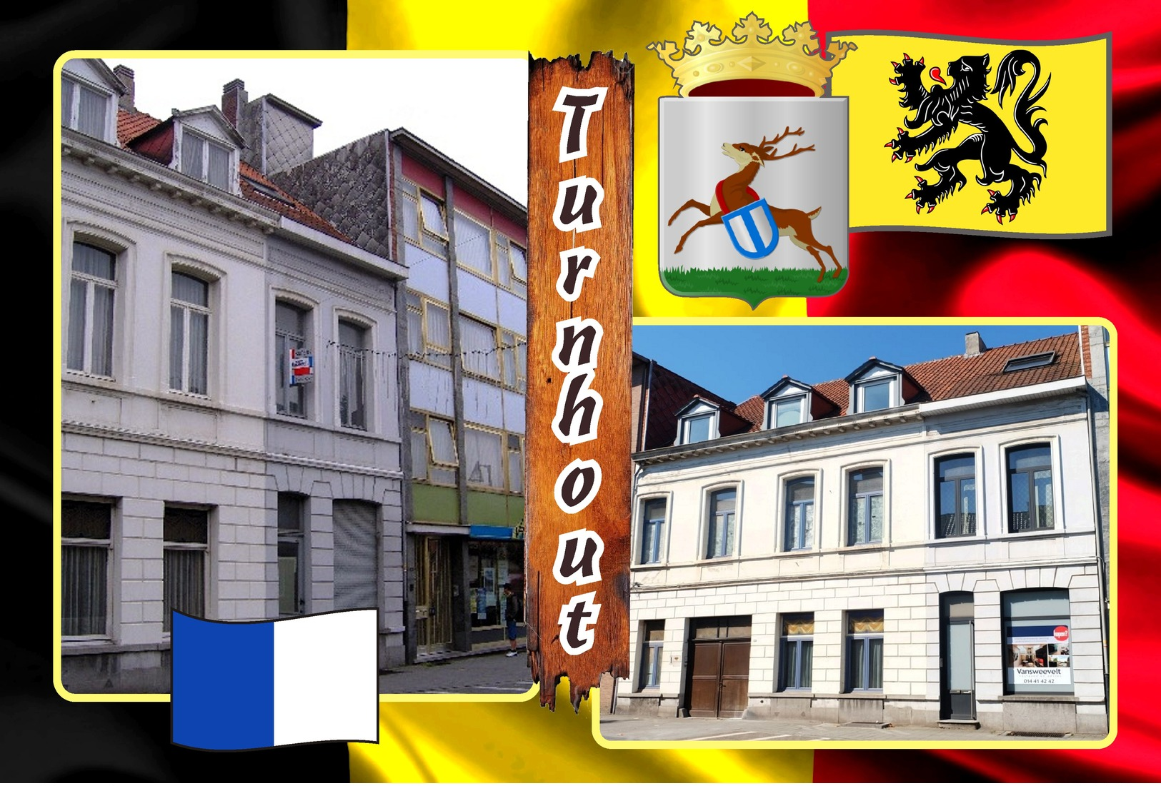 Postcards, REPRODUCTION, Municipalities of Belgium, Turnhout, duplex 295 - 345 = 51 pcs.