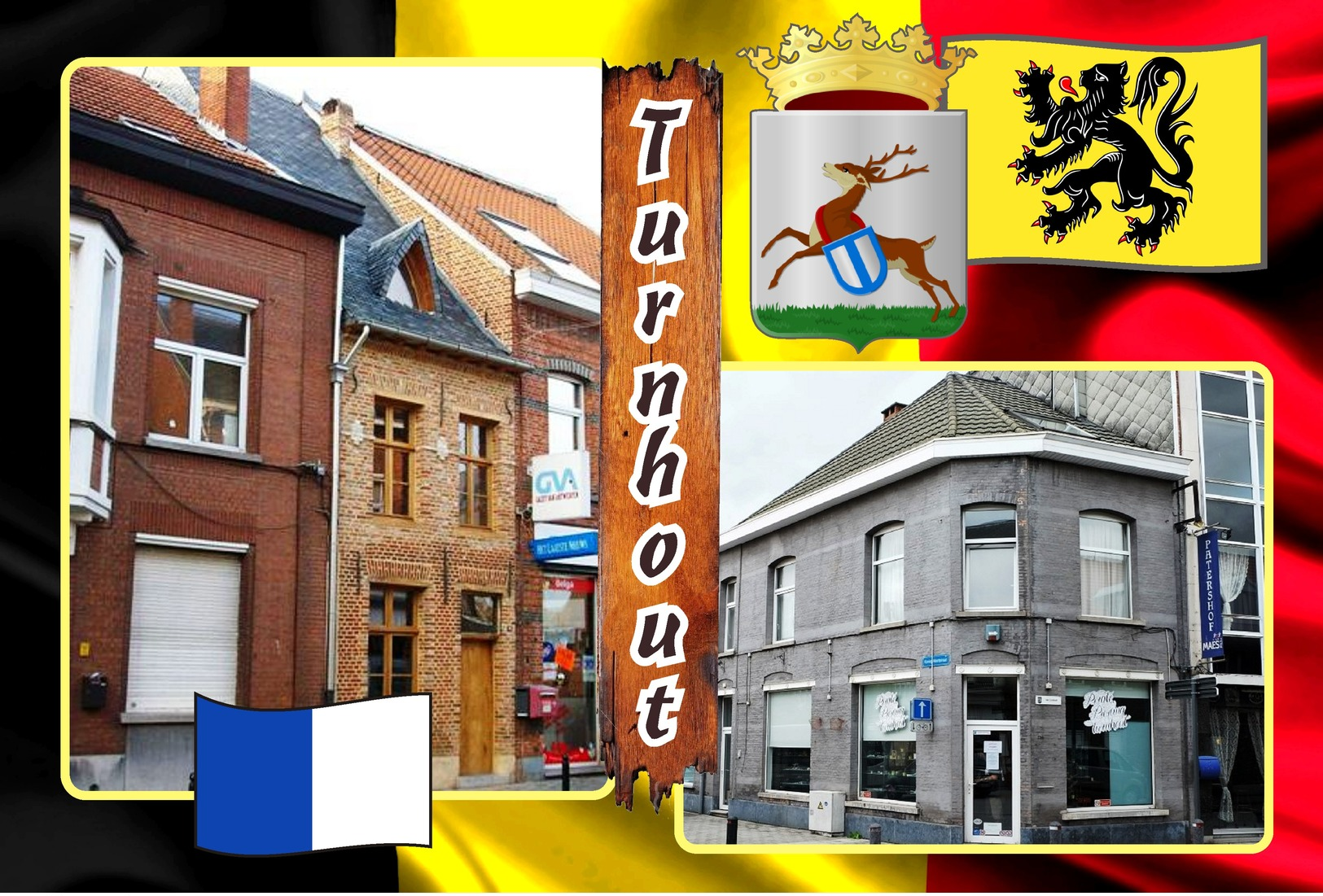 Postcards, REPRODUCTION, Municipalities of Belgium, Turnhout, duplex 295 - 345 = 51 pcs.