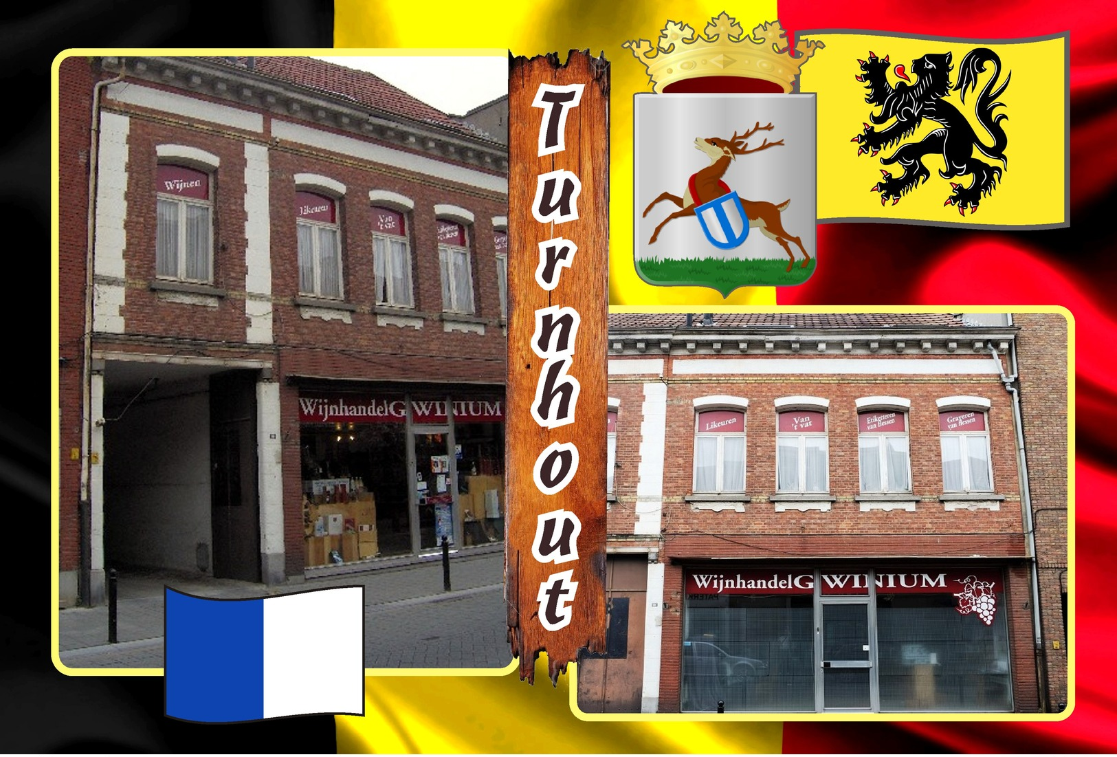 Postcards, REPRODUCTION, Municipalities of Belgium, Turnhout, duplex 295 - 345 = 51 pcs.