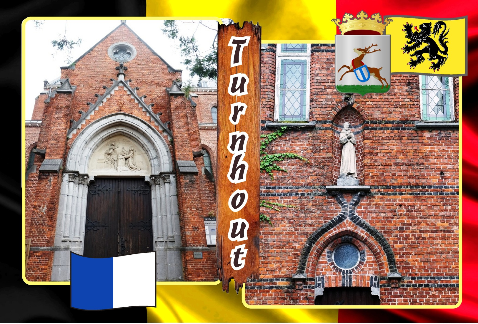 Postcards, REPRODUCTION, Municipalities of Belgium, Turnhout, duplex 295 - 345 = 51 pcs.