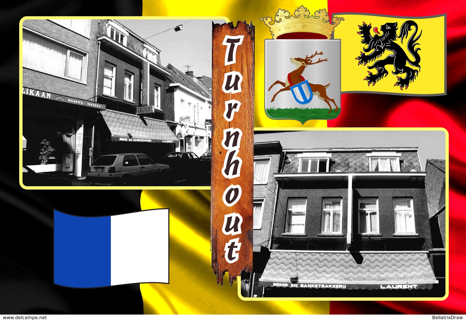 Postcards, REPRODUCTION, Municipalities of Belgium, Turnhout, duplex 295 - 345 = 51 pcs.