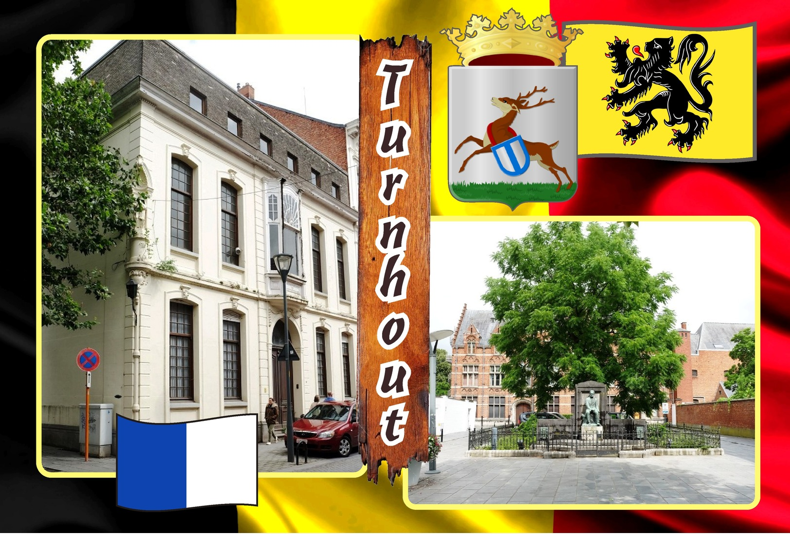 Postcards, REPRODUCTION, Municipalities of Belgium, Turnhout, duplex 295 - 345 = 51 pcs.