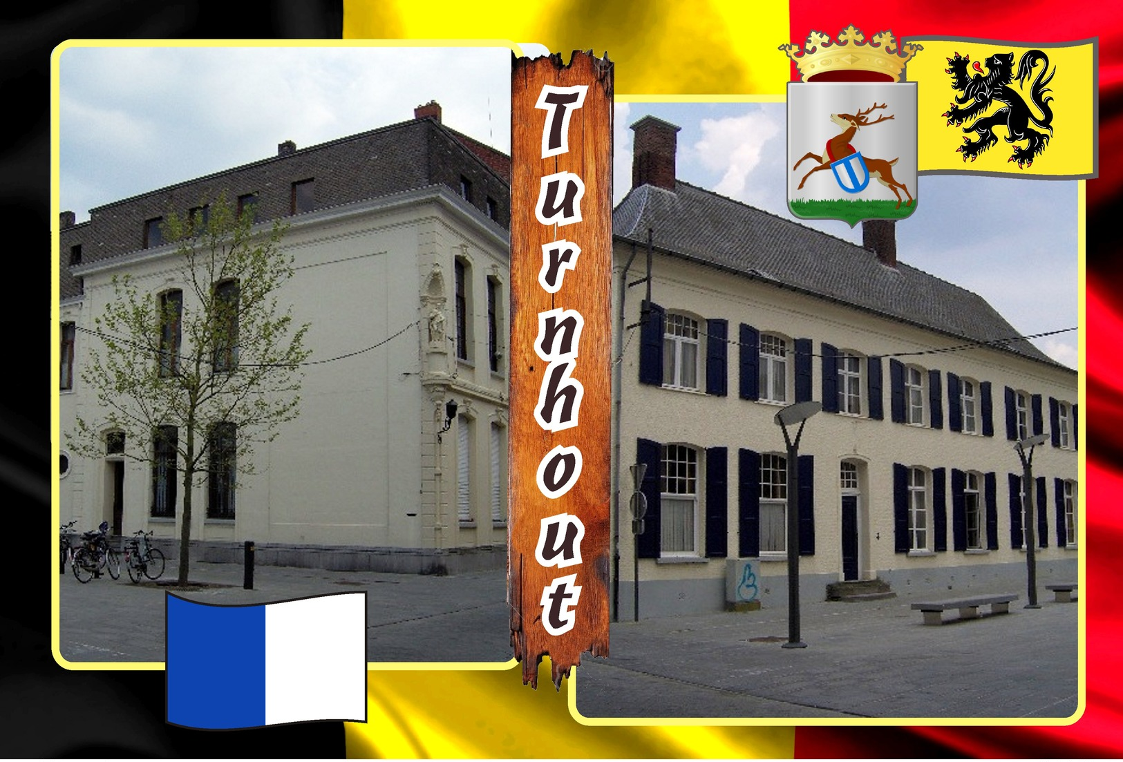 Postcards, REPRODUCTION, Municipalities of Belgium, Turnhout, duplex 295 - 345 = 51 pcs.