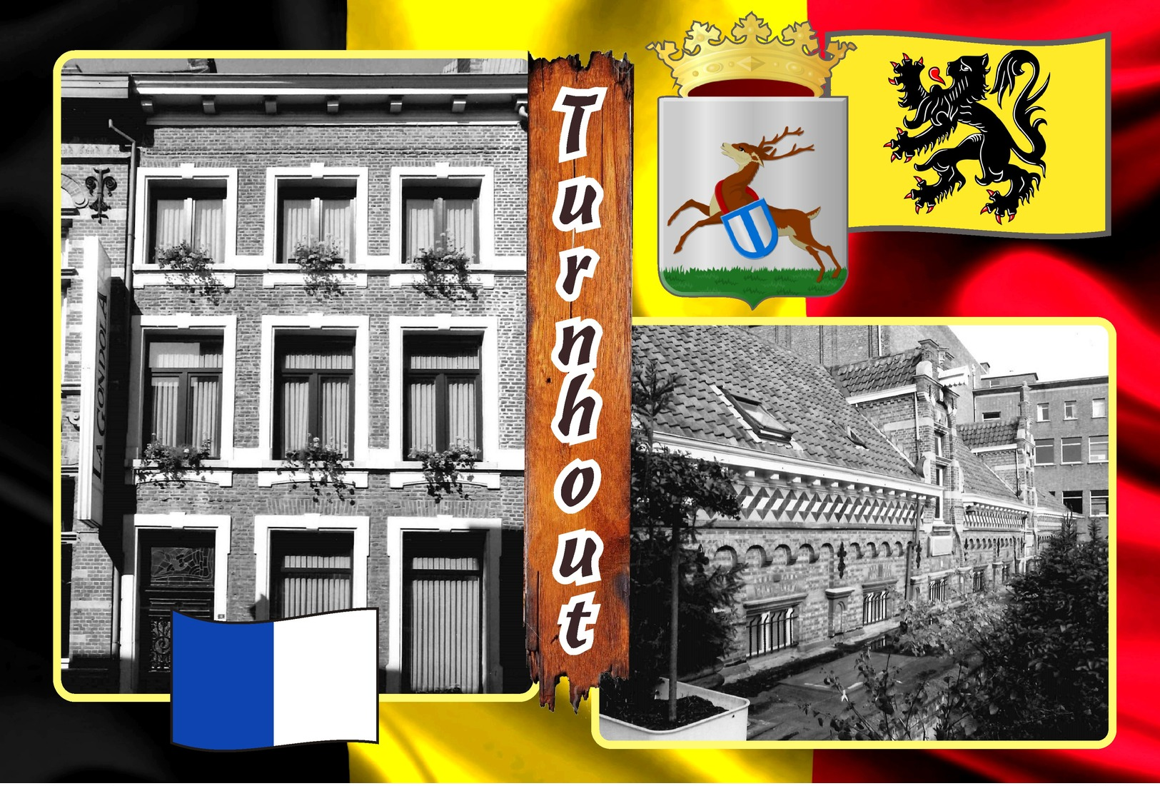 Postcards, REPRODUCTION, Municipalities of Belgium, Turnhout, duplex 295 - 345 = 51 pcs.