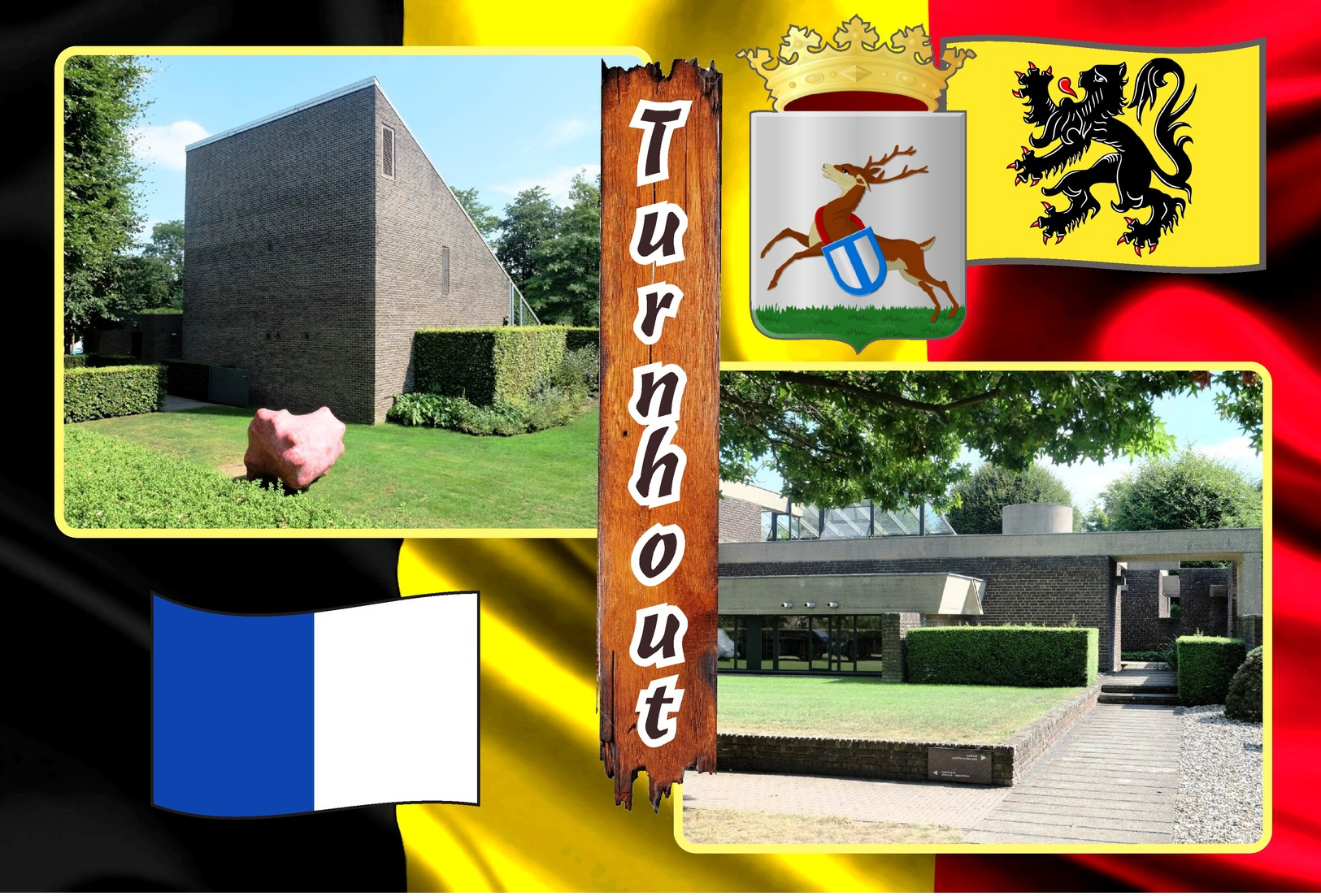 Postcards, REPRODUCTION, Municipalities of Belgium, Turnhout, duplex 295 - 345 = 51 pcs.