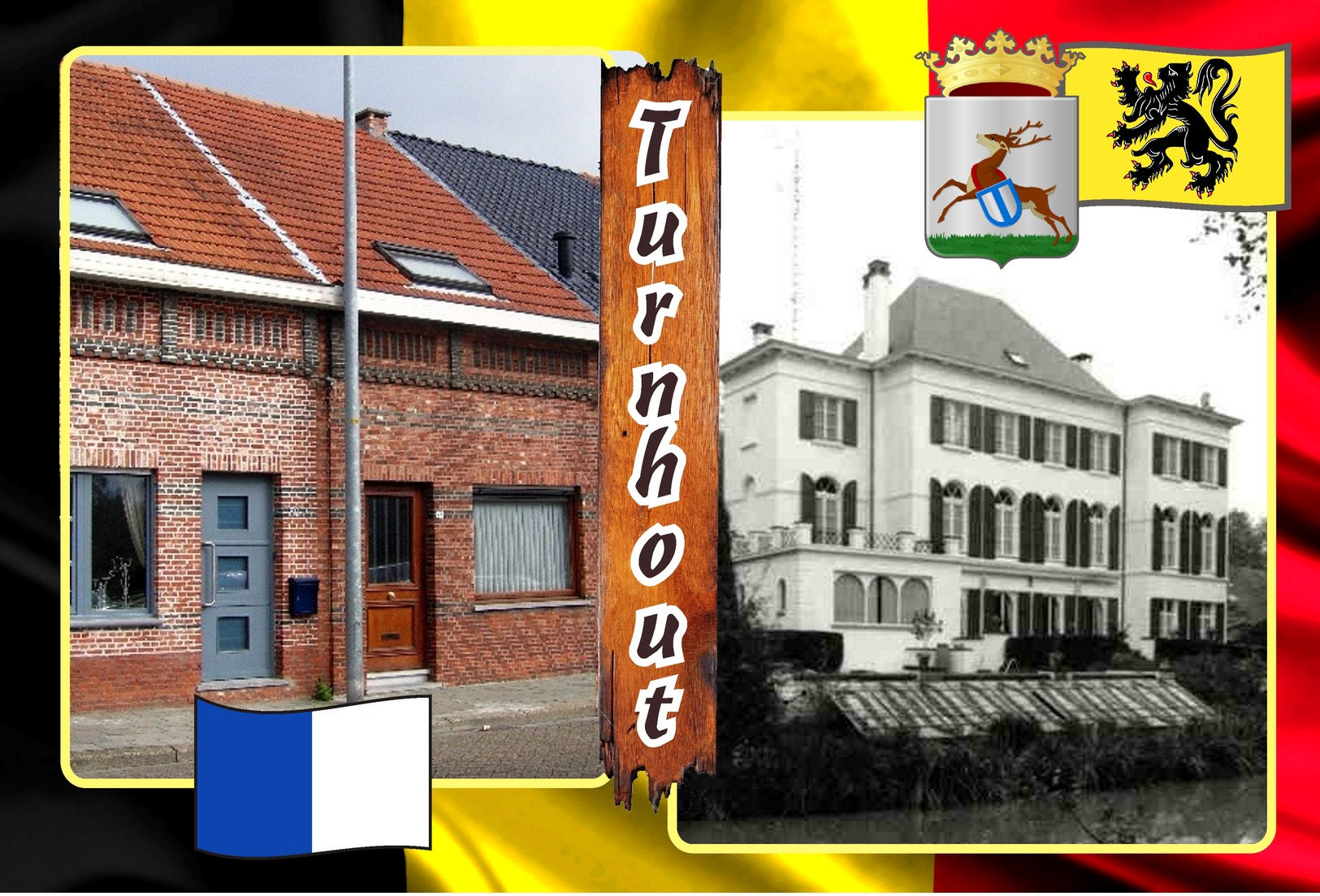 Postcards, REPRODUCTION, Municipalities of Belgium, Turnhout, duplex 295 - 345 = 51 pcs.