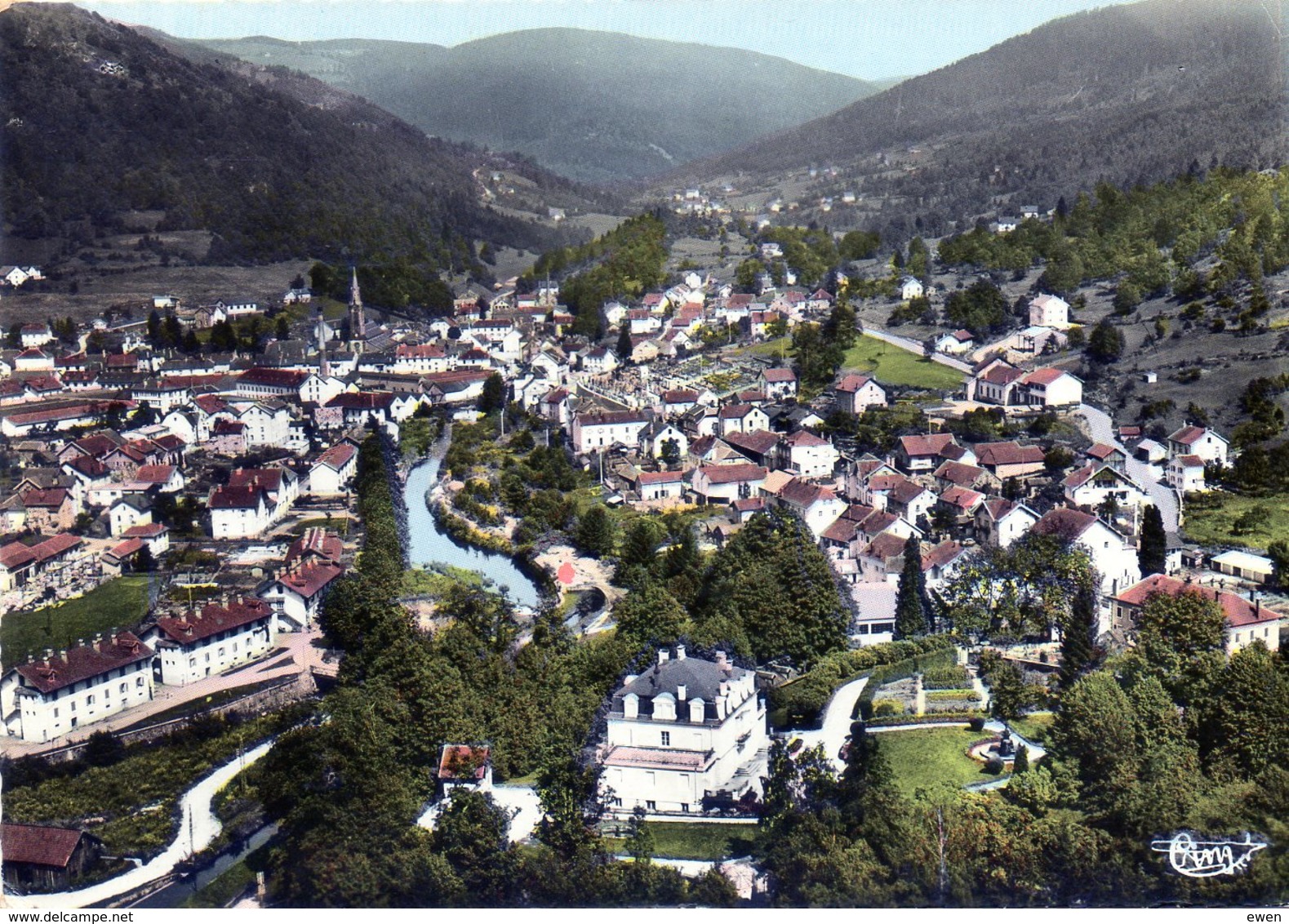 Cornimont. Centre Et Vallée De Xoulces. Vue Aérienne. - Cornimont