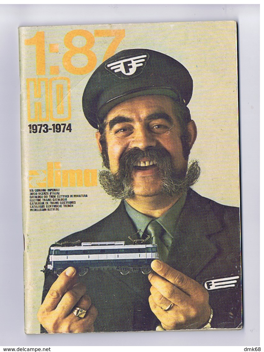 CATALOGO TRENI LIMA  - ANNO 1973-1974 - PAGINE 79 + COPERTINE - Publicités