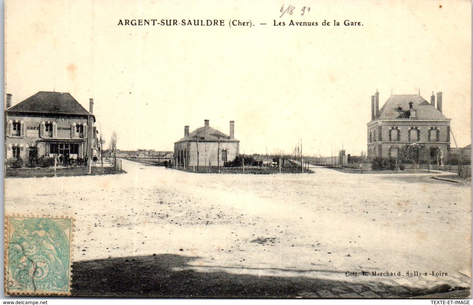 18 ARGENT SUR SAULDRE - Les Avenues De La Gare. - Argent-sur-Sauldre
