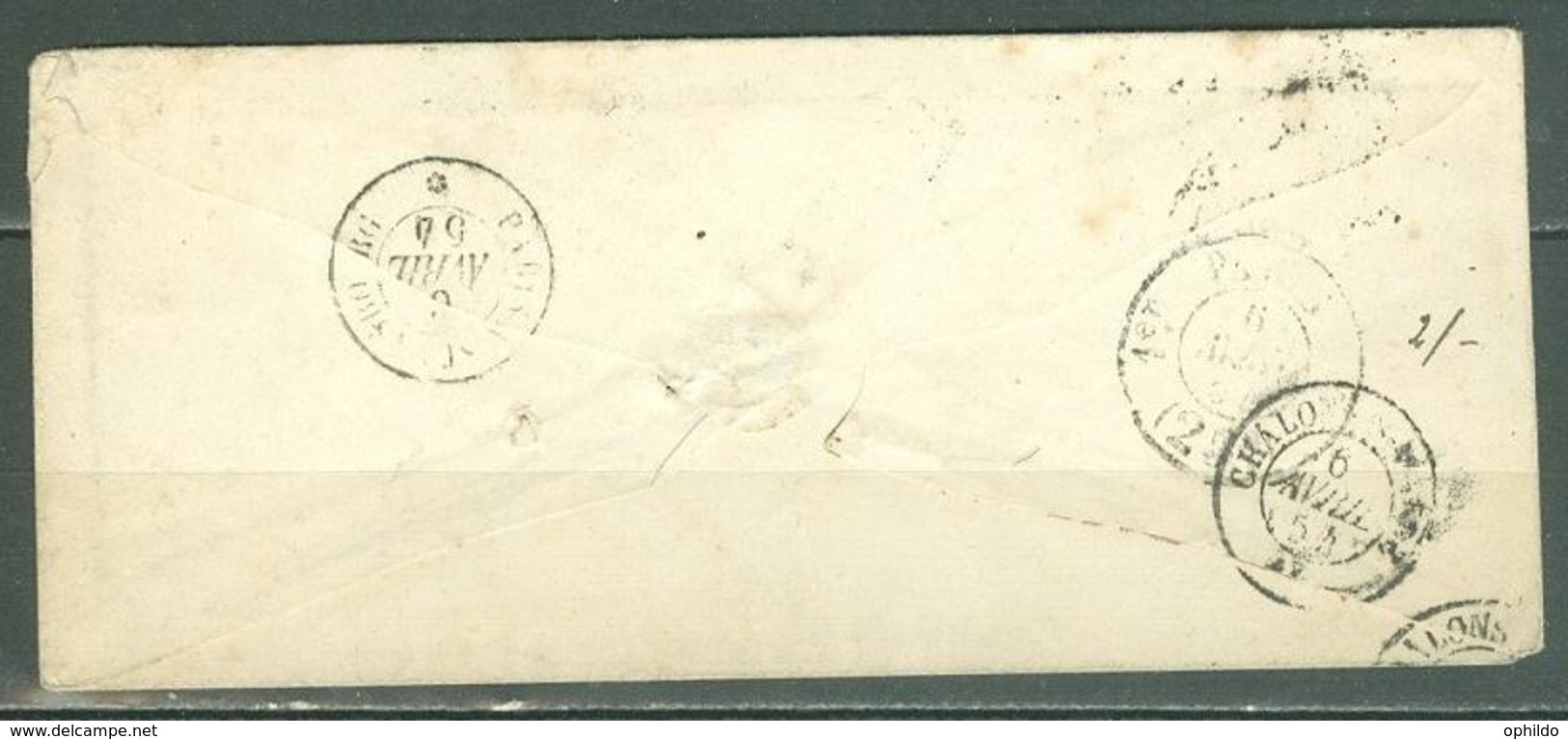 N° 10  Seul Sur Lettre  Orleans  PC 2340 Pour La Marne - 1849-1876: Période Classique