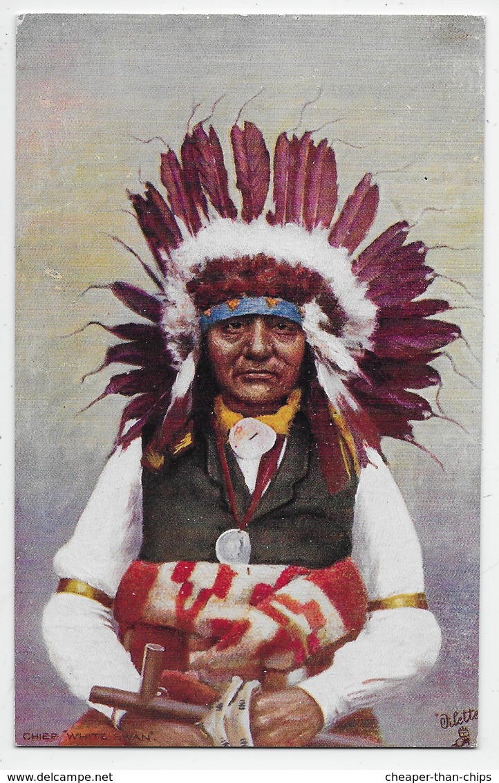 Chief "White Swan" - Tuck Oilette 3495 - America