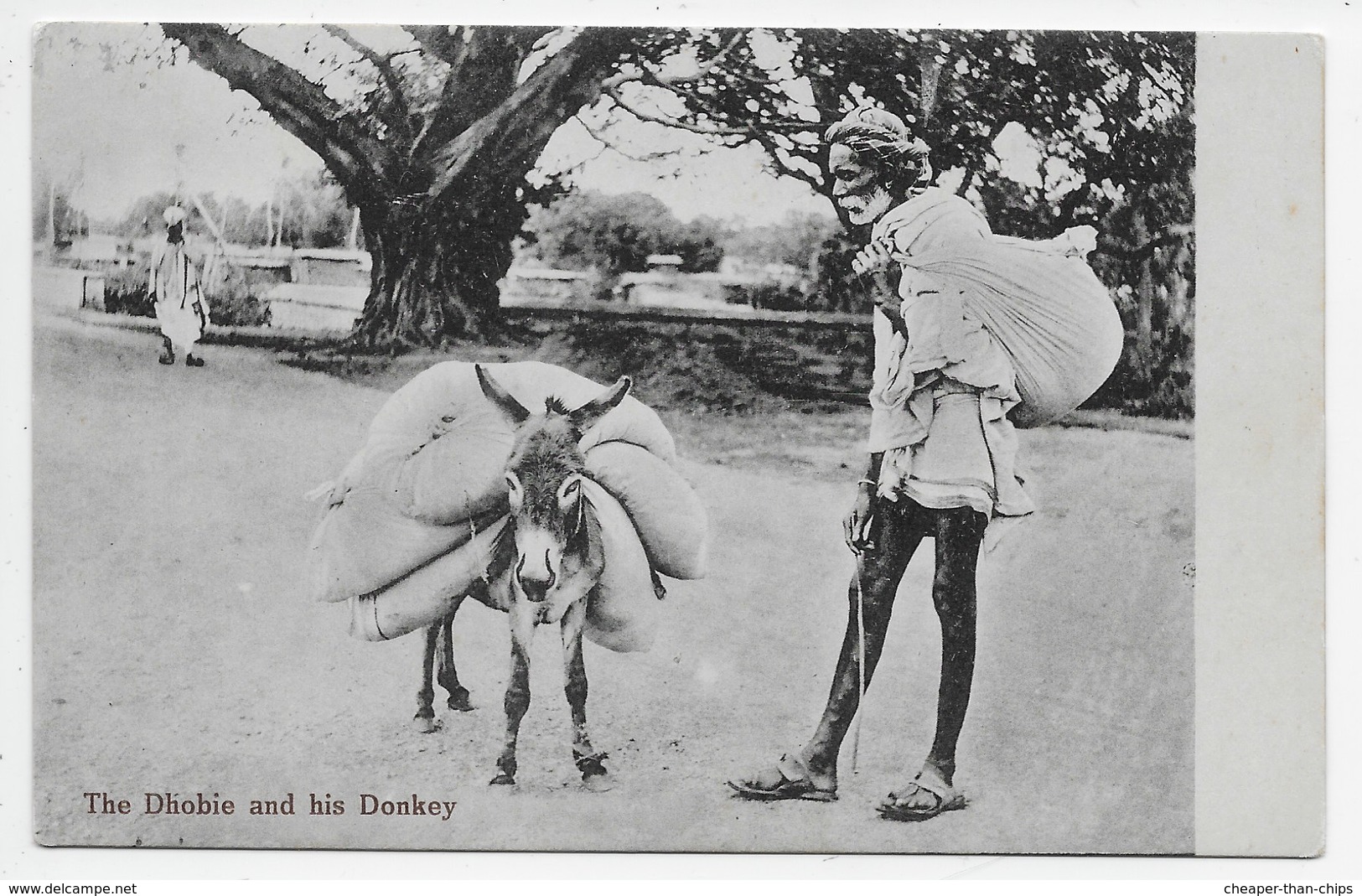 The Dhobie With His Donkey - Donkeys